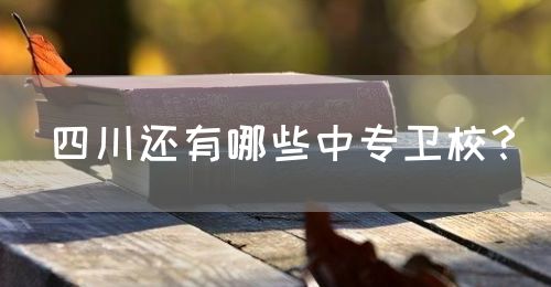 四川還有哪些中專衛(wèi)校？(圖1)