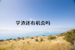 學(xué)渣還有機(jī)會(huì)嗎