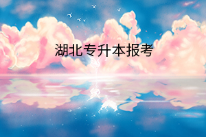 湖北專升本報(bào)考