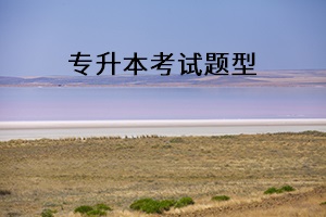 專升本考試題型