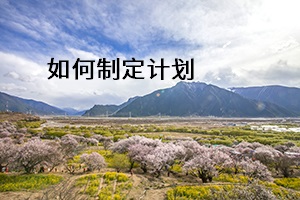 如何制定計劃