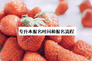 專升本報(bào)名時(shí)間和報(bào)名流程
