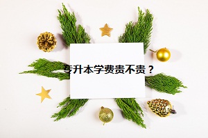專升本學(xué)費(fèi)貴不貴？